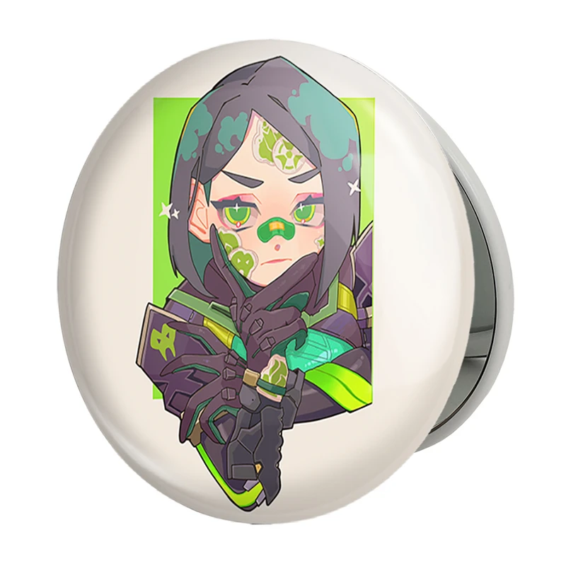 آینه جیبی خندالو طرح بازی ولورانت (Valorant) مدل تاشو کد 33101