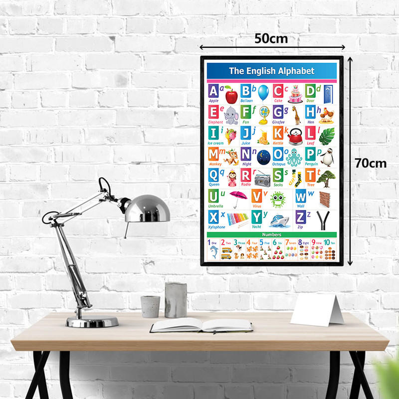 پوستر آموزشی اندیشه کهن مدل الفبای انگلیسی کد 95