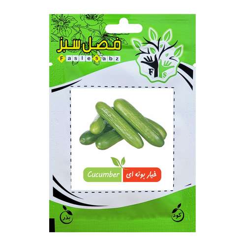 بذر خیار بوته ای فصل سبز کد SEED-010