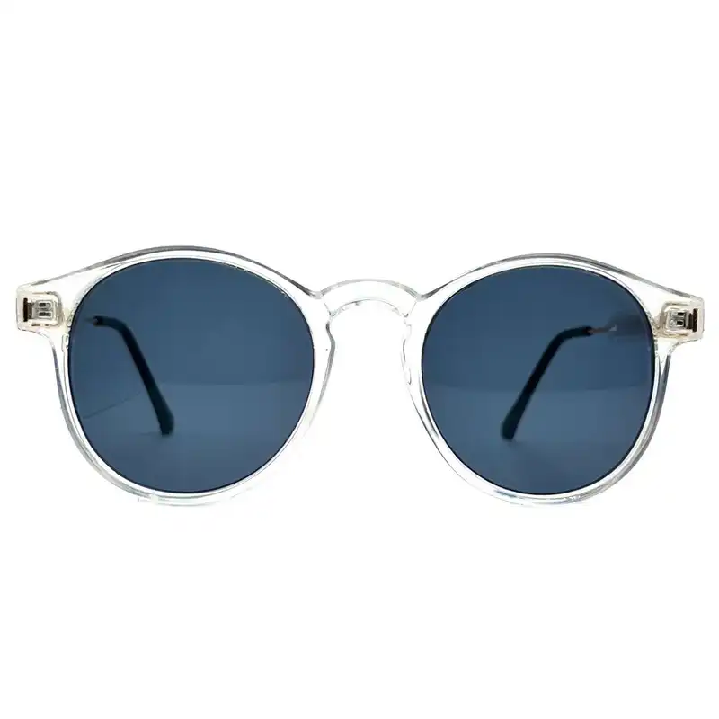 عینک آفتابی مدل گرد دسته فلزی-کائوچو