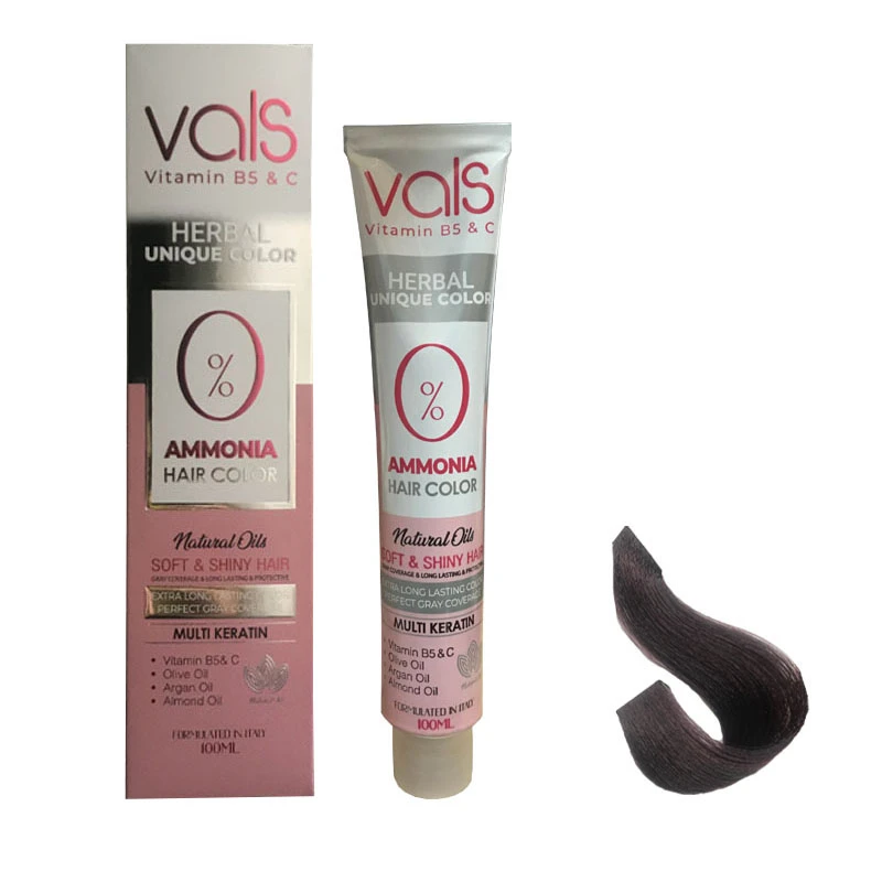 رنگ مو والس شماره 5.2 حجم 100 میلی لیتر رنگ شرابی