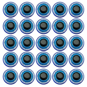 مهره ساخت زیورآلات مدل چشم و نظر تخت کد MC14 بسته 25 عددی