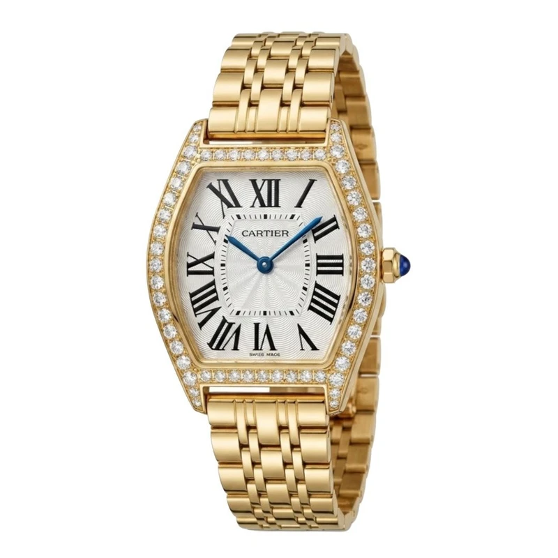 ساعت مچی عقربه‌ای کوارتز زنانه مدل دورنگین قفل پروانه ای صفحه یونانی کد 102