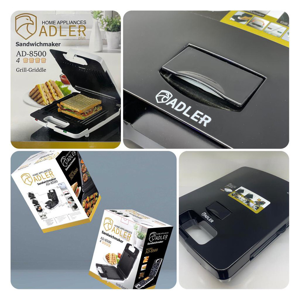 ساندویچ ساز ادلر پلاس مدل AD-8500