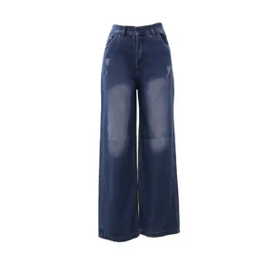 شلوار جین بگ زنانه مدل ساده