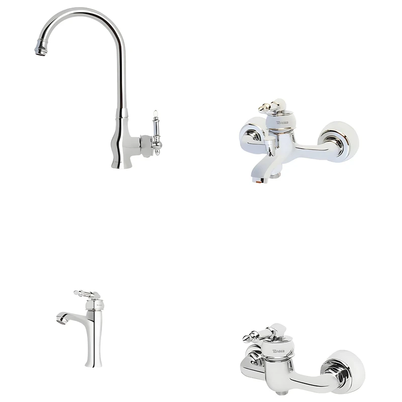 ست شیرآلات تنسر مدل سیسیل مجموعه 4 عددی