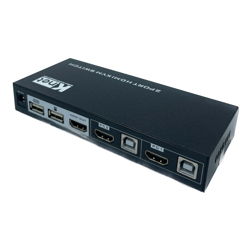 سوییچ HDMI KVM دو پورت کی نت مدل K-SWKH402