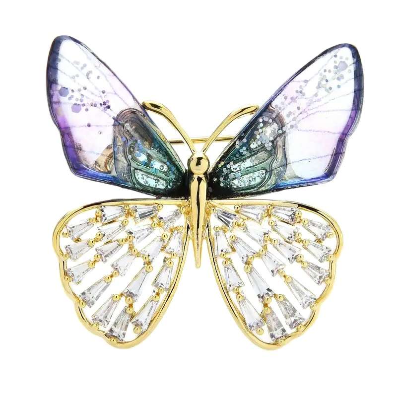 گل سینه زنانه طرح پروانه کد 1120018 گل سینه زنانه طرح پروانه کد 1120018