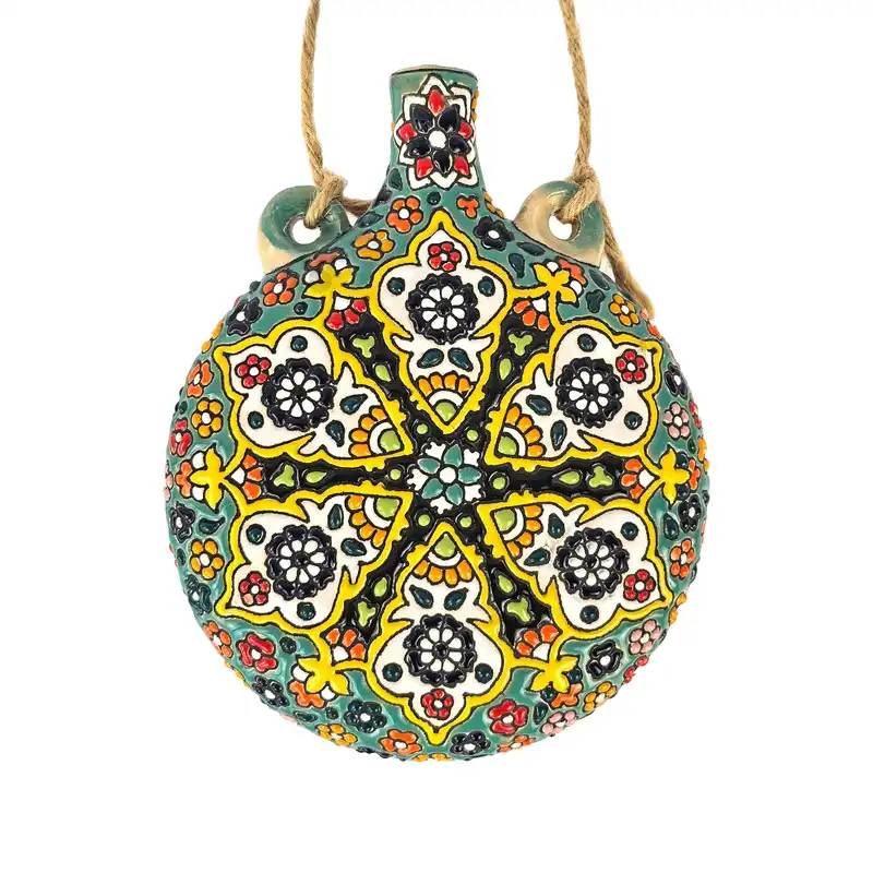 آویز میناکاری مدل اسلیمی