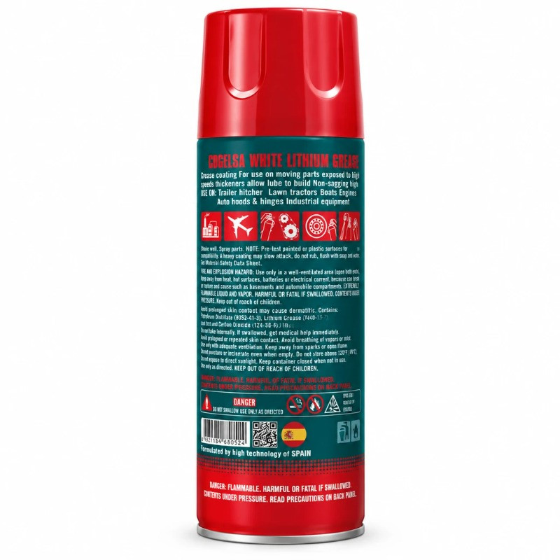 اسپری گریس کوجلسا مدل Lithium Grease حجم ۴۵۰ میلی‌لیتر
