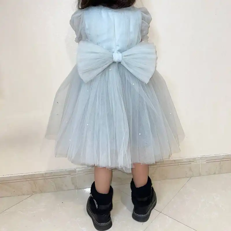 ست پیراهن و گیره مو دخترانه مدل مجلسی