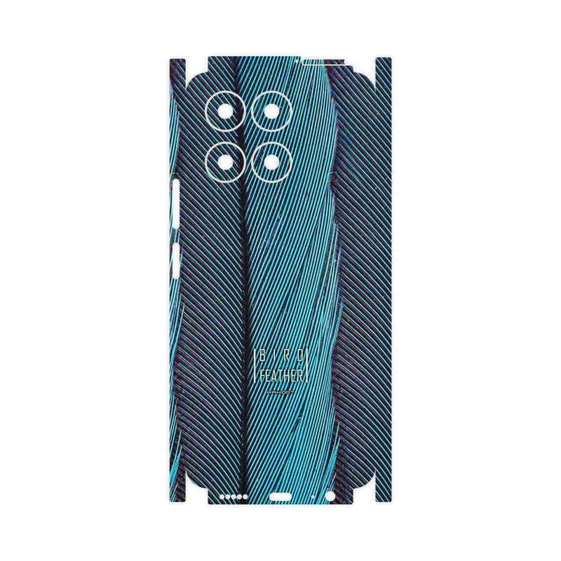 برچسب پوششی ماهوت مدل Turquoise feathers-FullSkin مناسب برای گوشی موبایل آنر X6a