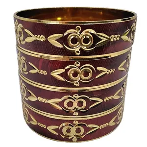 النگو زنانه مدل هندی کد glsr-22600 مجموعه 4 عددی