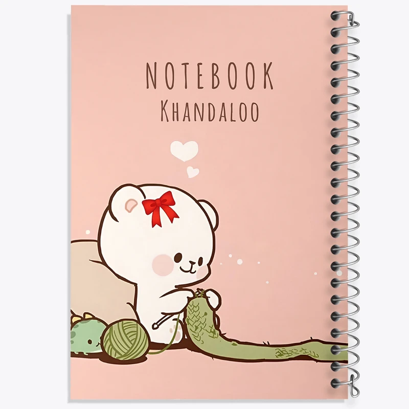 دفتر شطرنجی 50 برگ خندالو طرح خرس بامزه کد N4694