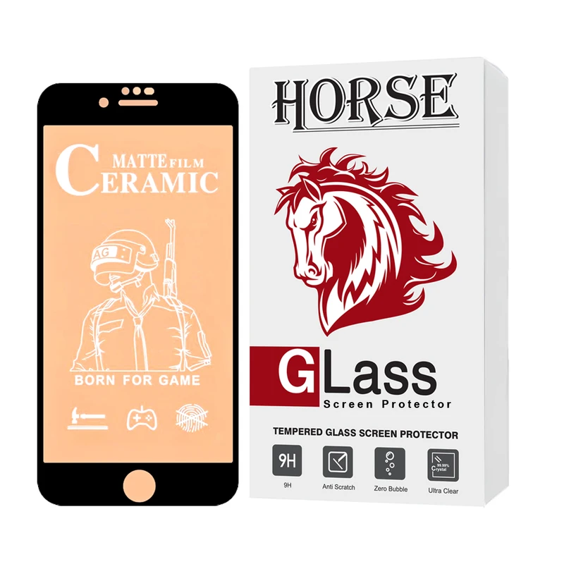محافظ صفحه نمایش سرامیکی مات هورس مدل CERMAH مناسب برای گوشی موبایل اپل iPhone 8 / iphone 7 / iPhone SE 2020 / iPhone SE 2022