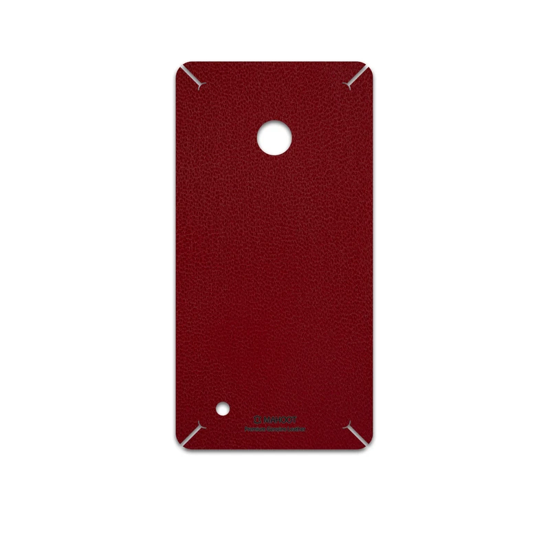 برچسب پوششی ماهوت مدل Red-Leather مناسب برای گوشی موبایل نوکیا Lumia 530