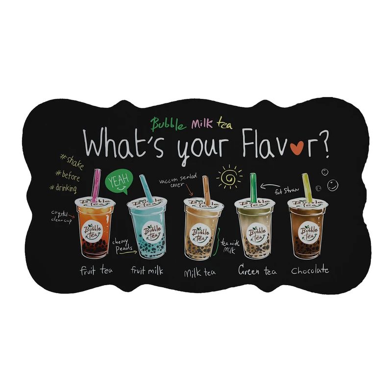 پادری طرح Bubble Milk tea کد 8273 سایز 110×60 سانتی متر