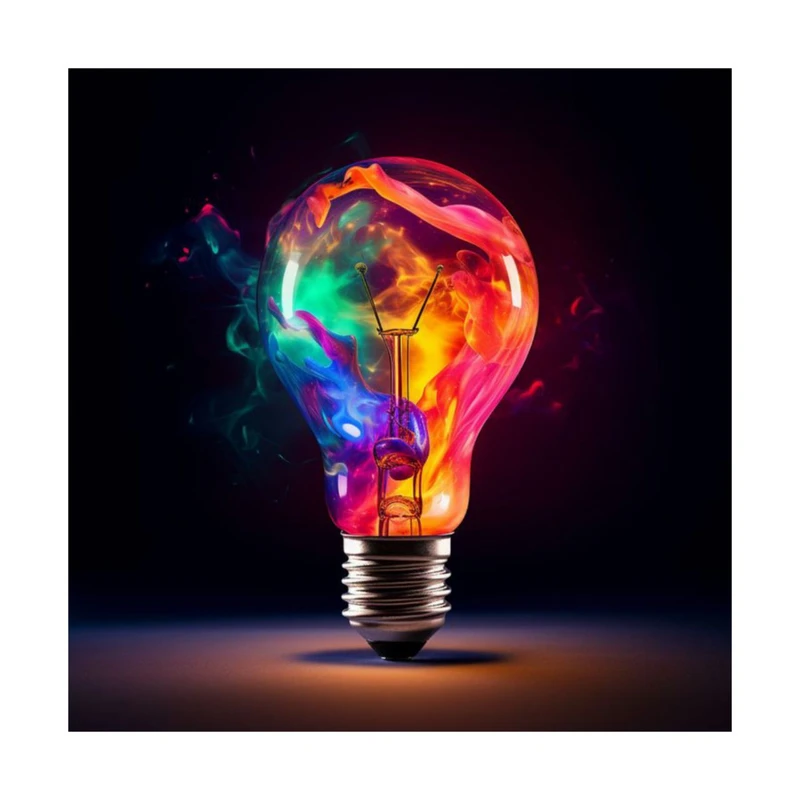 استیکر پارچه و لباس پاد آفرین مدل چراغ لامپ کد 2977