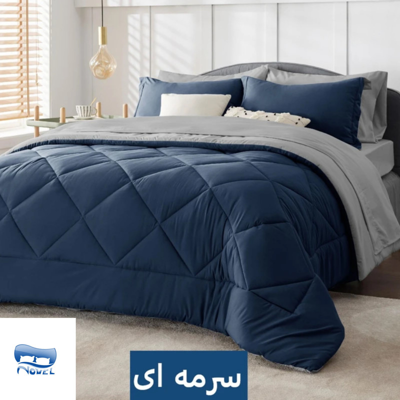 سرویس خواب مدل نوول دو رنگ کد 1405دو نفره ۶ تکه