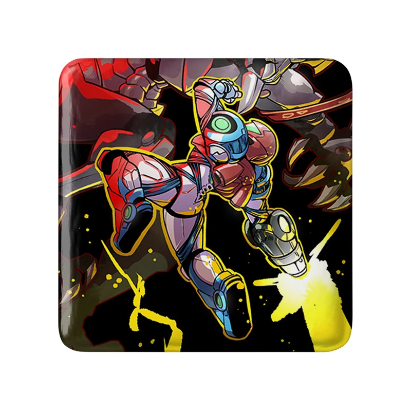 مگنت خندالو طرح بازی متروید (Metroid) مدل مربعی کد 35661