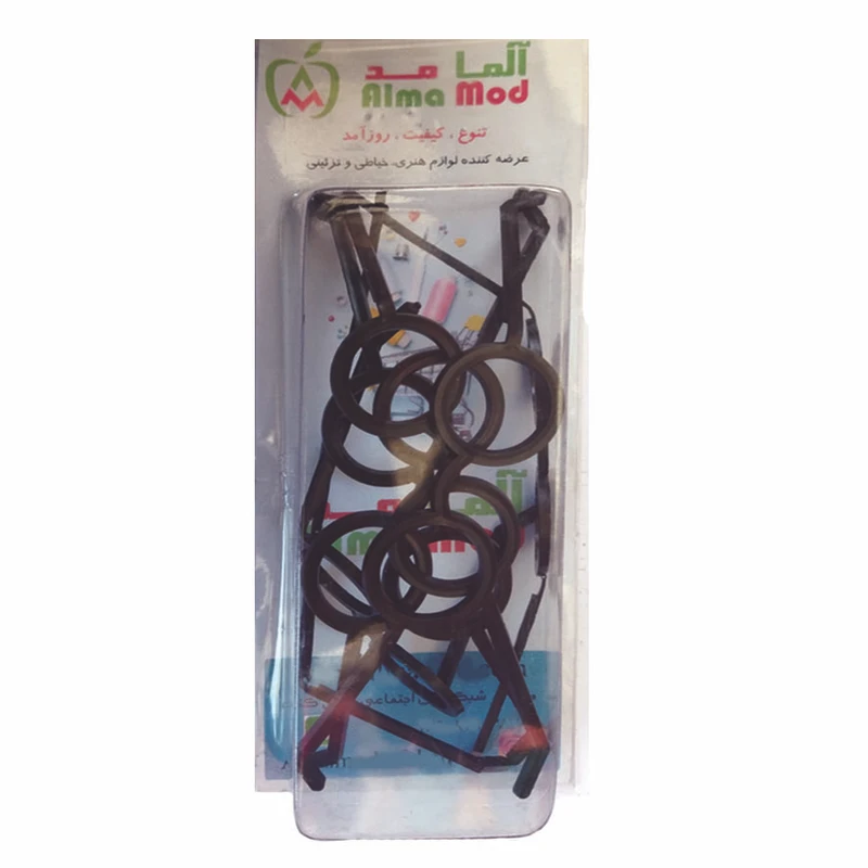 عینک عروسک سازی آلمامد کد BLK بسته 10 عددی