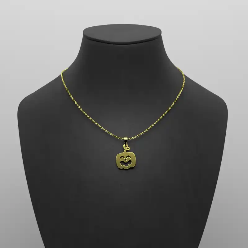 گردنبند طلا 18 عیار زنانه مدوپد مدل هالووین کد G3-1-1172