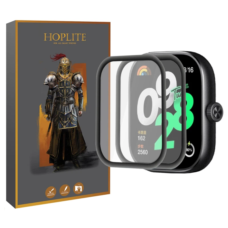 محافظ صفحه نمایش هاپلایت مدل Pmma-HL مناسب برای ساعت هوشمند شیائومی Redmi Watch 4 بسته دو عددی
