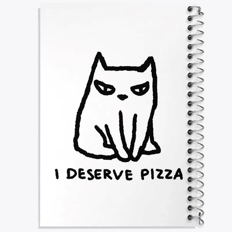 دفتر نقاشی 50 برگ خندالو مدل گربه گشنه کد 29305