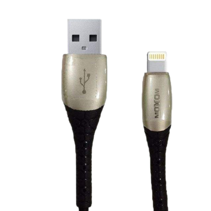 کابل تبدیل USB به لایتنینگ موکسوم مدل cc-66 2.4A LED light طول 1 متر