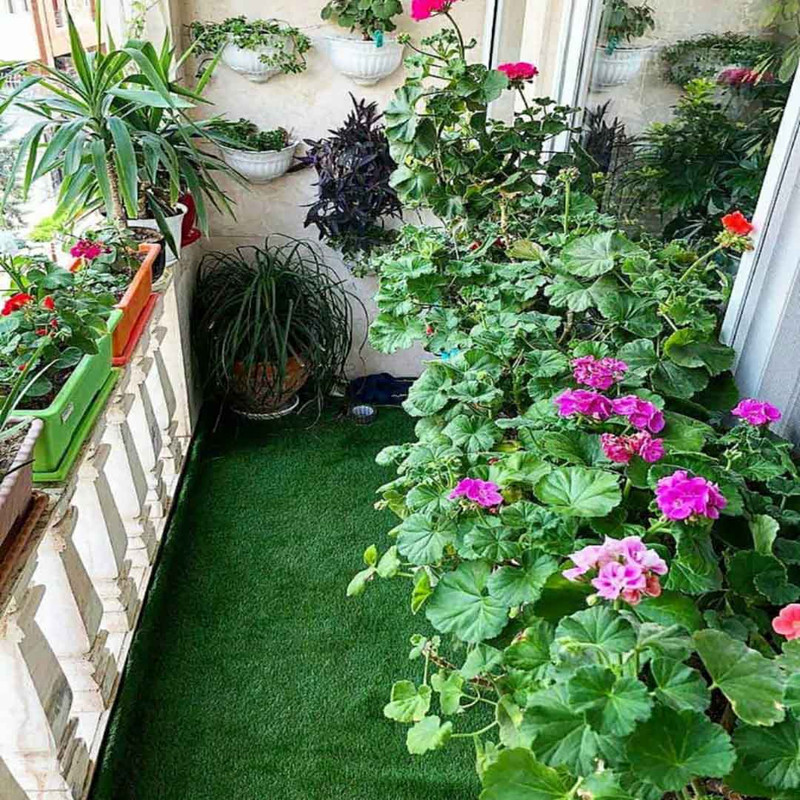 چمن مصنوعی مدل موکتی بهاری A8 سایز 2×5 متر