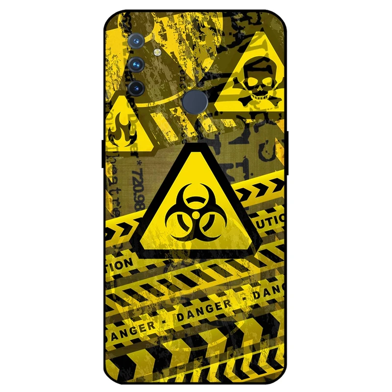 کاور مگافون طرح خطر مدل 7703 مناسب برای گوشی موبایل وان پلاس Nord N100