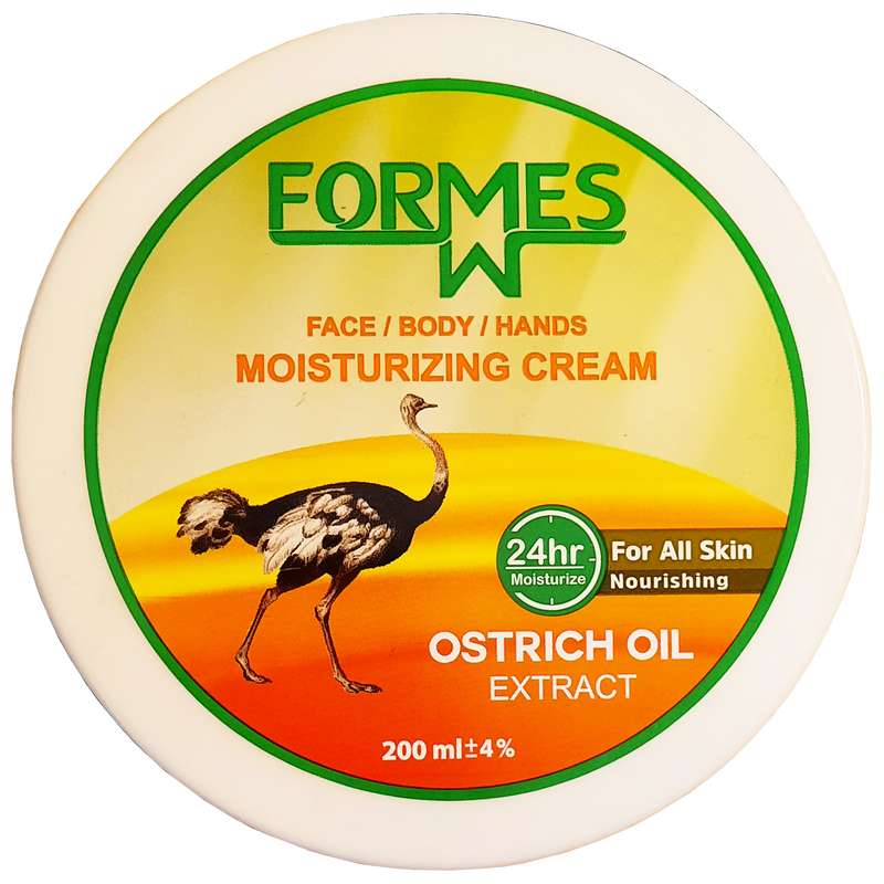 کرم مرطوب کننده فورمس مدل روغن شترمرغ حجم 200 میلی لیتر