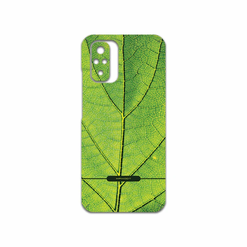 برچسب پوششی ماهوت مدل Leaf-Texture مناسب برای گوشی موبایل شیائومی Redmi Note 10s