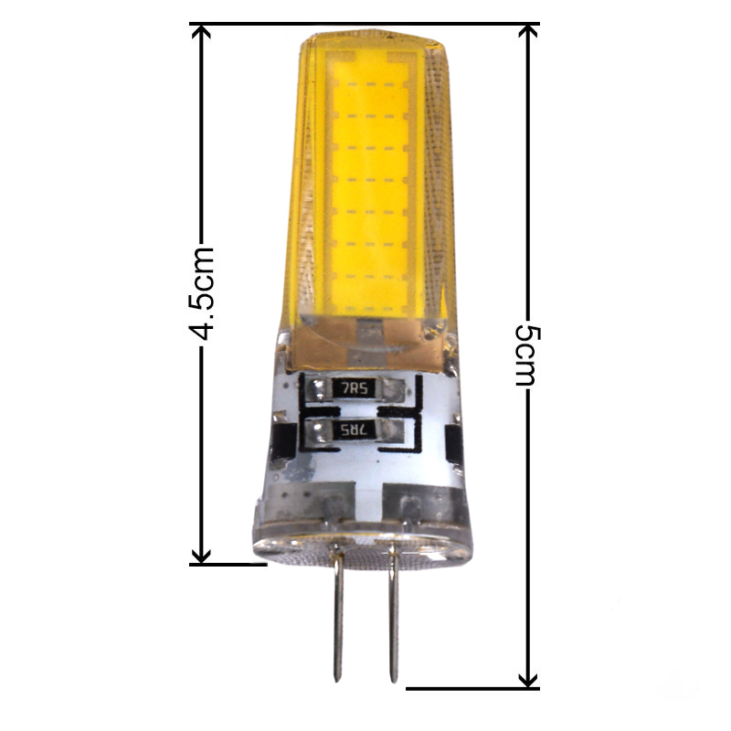 لامپ سوزنی 5 وات نوربیست مدل 5W-COB پایه G4-12V بسته 2 عددی لامپ سوزنی 5 وات نوربیست مدل 5W-COB پایه G4-12V بسته 2 عددی