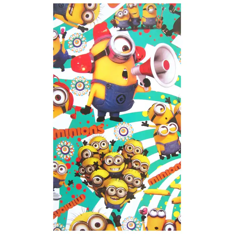 کاغذ کادو مدل مینیون بسته 5 عددی