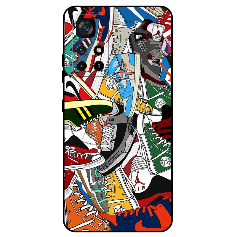 کاور مگافون طرح کفش مدل 7704 مناسب برای گوشی موبایل شیائومی Poco M4 Pro 5G