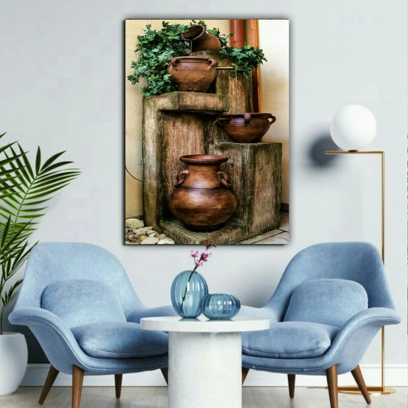  پوستر دیواری طرح ظروف مسی مدل PD422