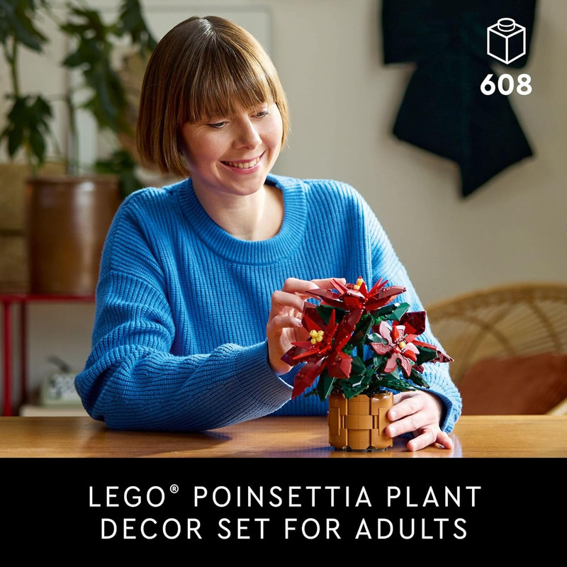 لگو 608 تکه سری ICONS مدل Poinsettia کد 10370