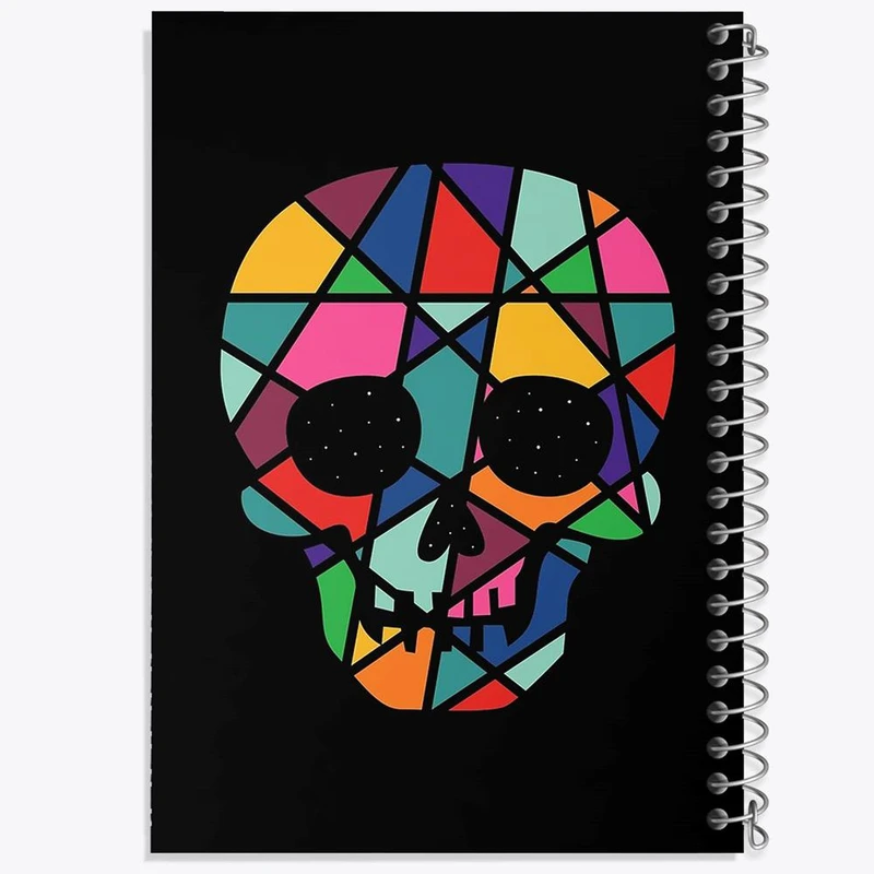 دفتر نت موسیقی 50 برگ خندالو مدل اسکلت Skleton کد 1160