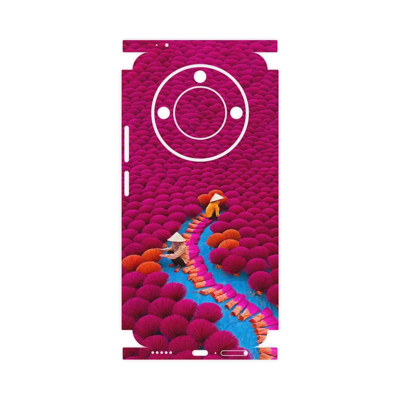 برچسب پوششی ماهوت مدل Vietnam Incense Wood Farms-FullSkin مناسب برای گوشی موبایل آنر X9c Smart