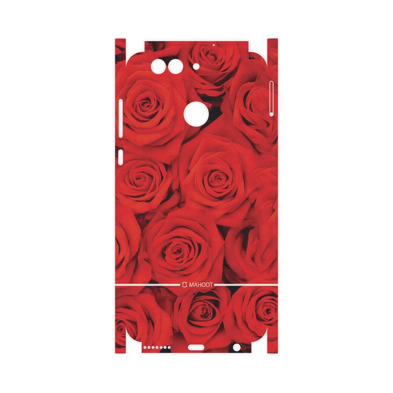 برچسب پوششی ماهوت مدل Red-Flower-FullSkin مناسب برای گوشی موبایل هوآوی Nova 2 Plus