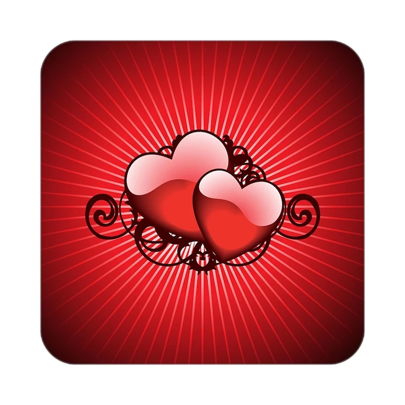 زیر لیوانی کاکتی مدل عاشقانه کد mp13916