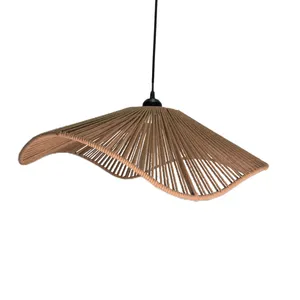 لوستر بافتنی مدل دفرمه مکرومه کد 60