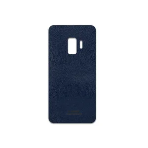 MAHOOT Deep-Blue-Leather Cover Sticker for Samsung Galaxy S9