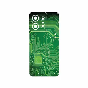MAHOOT Green_Printed_Circuit_Board Cover Sticker for Motorola Edge 50 Pro
