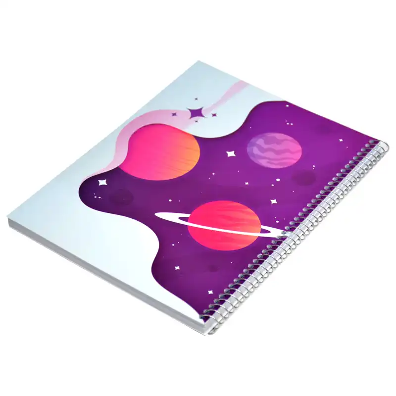 دفتر مشق طرح فانتزی کهکشان
