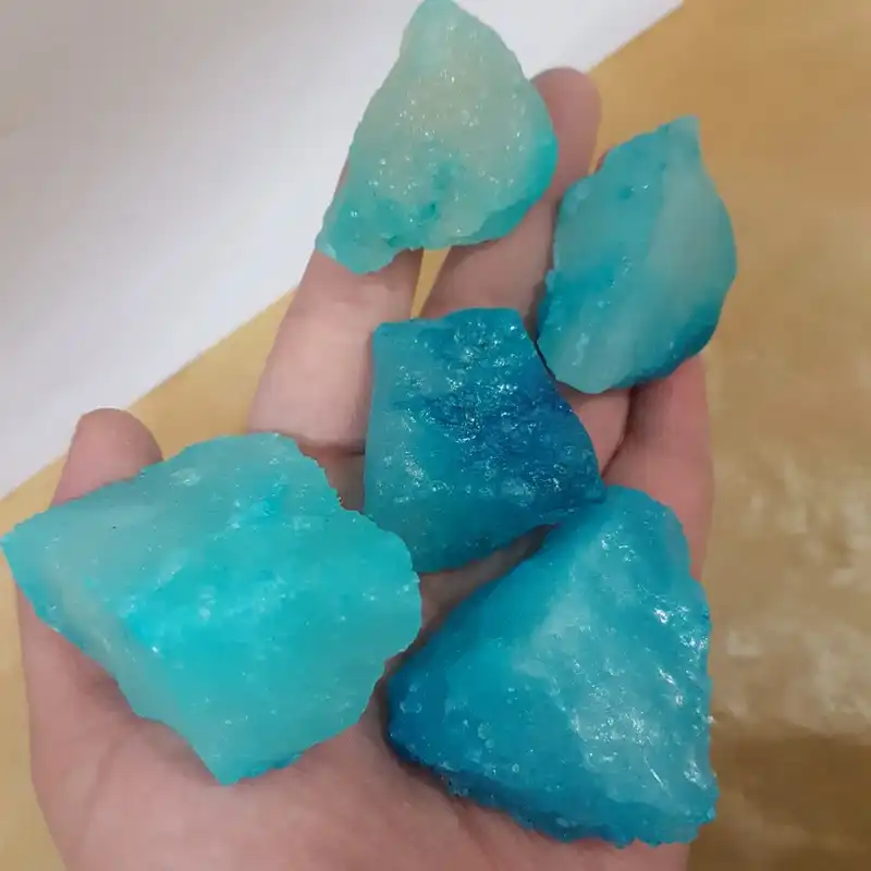 سنگ نمک دکوری مدل اقیانوس کد E5K37 بسته 5 عددی