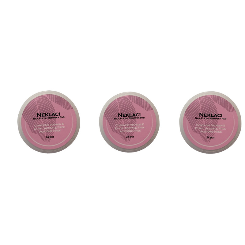 پد لاک پاک کن نکلاسی مدل ویتامینE مجموعه 3 عددی