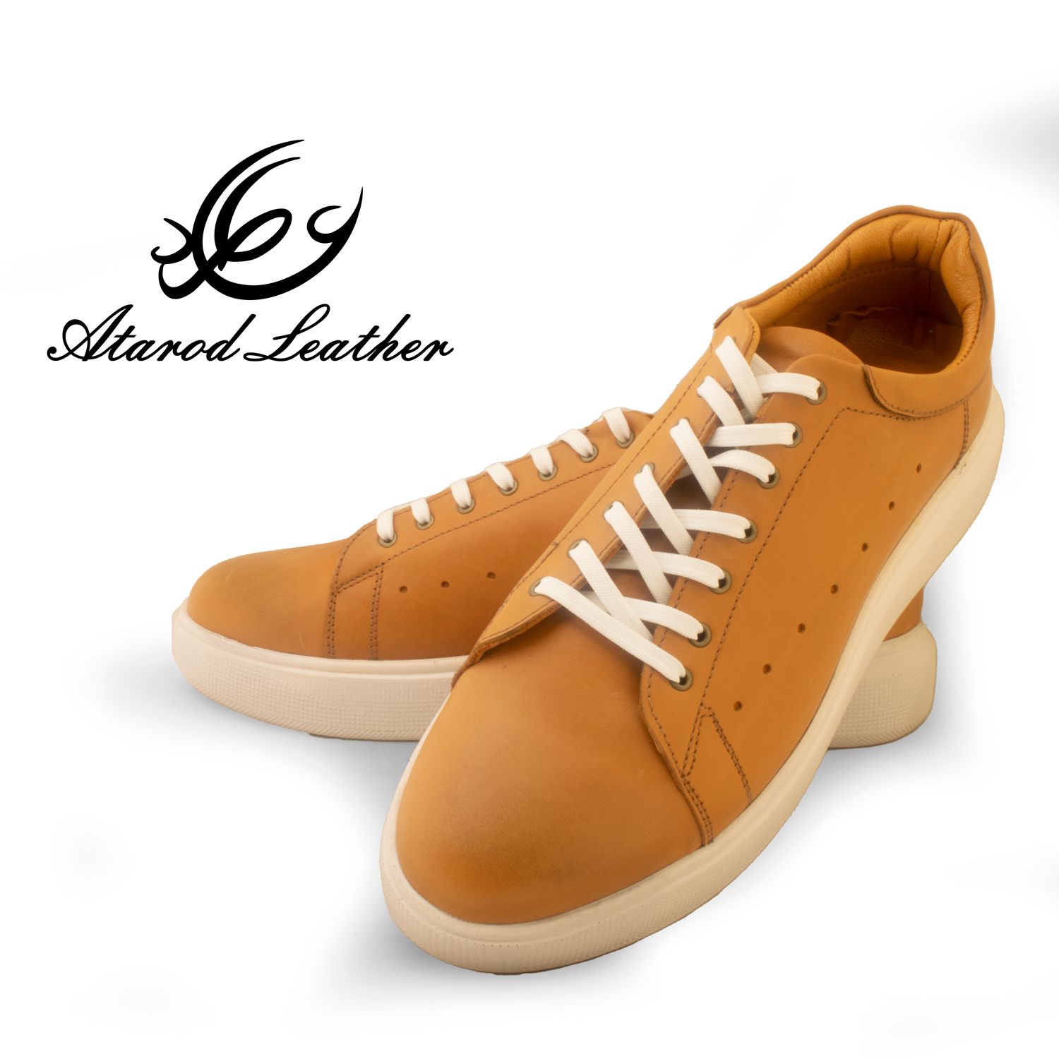 کفش روزمره مردانه چرم عطارد مدل چرم طبیعی کد SH389 -  - 5