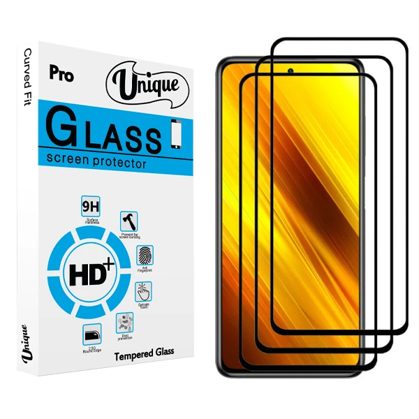 محافظ صفحه نمایش سرامیکی یونیک مدل ULTRA مناسب برای گوشی موبایل شیائومی Redmi Poco X3 بسته سه عددی